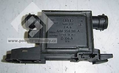 Řídící jednotka pro vyhřívaní vložky zámku Audi A3 8L, A4 8D, A8 4D, 4A0959981A