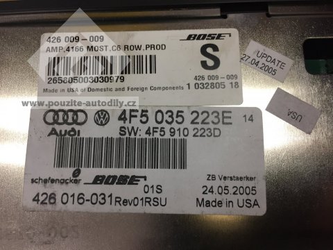Zesilovač 4F5035223E originál Audi A6 4F