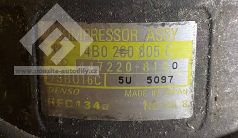 4B0260805C Kompresor klimatizace Denso Audi A6 4B, A8 4D