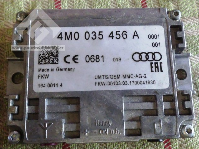 Zesilovač antény, 2-way signnál 4M0035456A, Audi