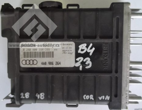 Řidící jednotka motoru Audi 4A0906264, BOSCH 0281800398 /399