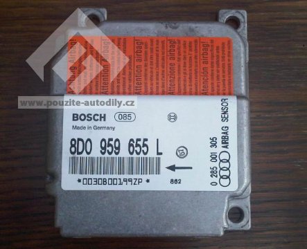 Řídicí jednotka airbagu, Audi A4 8D 98-99, 8D0959655L, Bosch