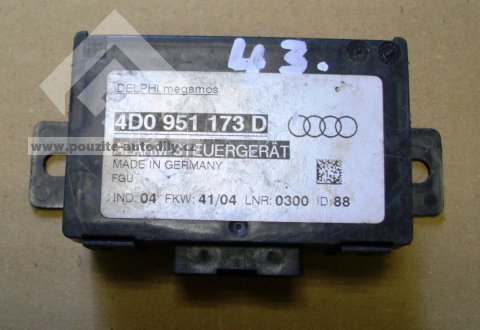 Řídící jednotka pro hlásič pohybu 4D0951173D AUDI A6 98-05, A8 99-03