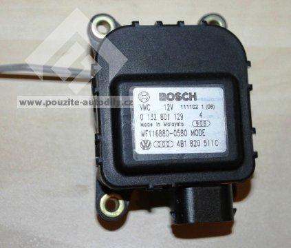 Servomotorek pro centrální klapku Audi A6 98-05, 4B1820511C, Bosch 0132801129