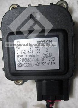 Servomotorek nastavovací Audi A6 98-05, pro víko odmrazovače 4B1820511K, Bosch 0132801158