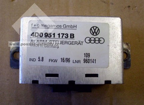 Řídící jednotka pro hlásič pohybu Audi A8 D2 94-99 4D0951173