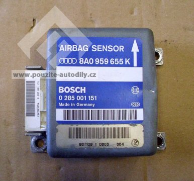 Řídicí jednotka airbagu Audi A8, 4D 94-96, 8A0959655K, Bosch