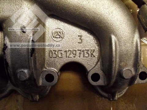 Sací potrubí 03G129637A, 03G129713K.motor BLS, BSU, BMM Audi