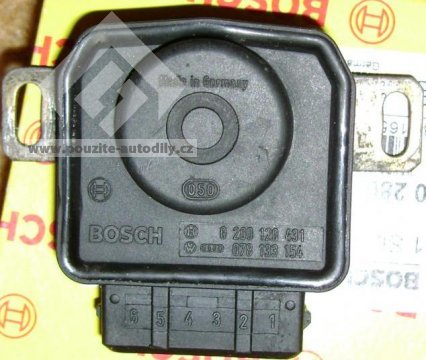 Senzor polohy škrtící klapky Audi 078133154 Bosch 0280120431