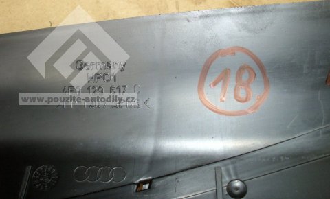 Sací kanál vpředu Audi A6 C6 05-11, 4F0129617C