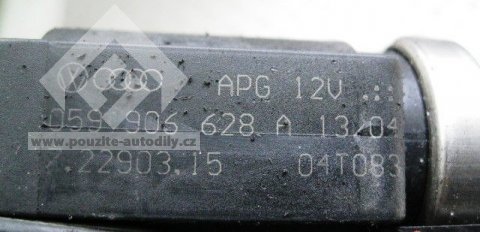 Měnič tlaku, elektromagnetický ventil Audi A6 C6, 059906628A