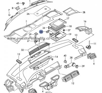 Senzor kvality vzduchu pro klimatizaci, Audi 4B0907659A