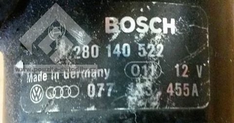Řídicí ventil pro otáčky volnoběhu originál Audi 077133455A