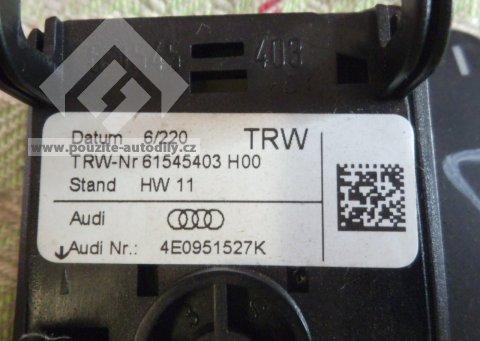 Tlačítko pro tiptronic vlevo 4E0951527K Audi A4, A6, Q5, Q7