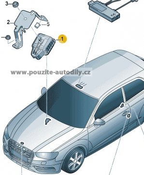 Výstražná signalizace 5Q0951605A, Audi A3