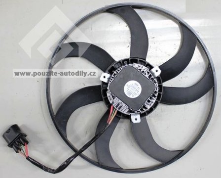 Ventilátor chladiče - elektrický větrák Audi A3, 1K0959455EF/ 1K0959455DM 400W/ 410mm