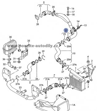 Trubka tlaková Audi A4 8E, A6 C5, 8E0145762D, 8E0145840