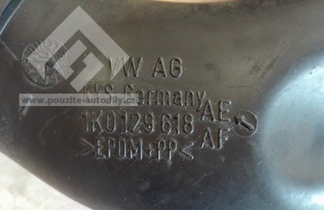 Nasávací hrdlo 1K0129618AE, originál Audi A3