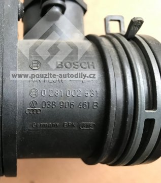 Měřič hmotnosti vzduchu, Audi 038906461B, Bosch 0281002531
