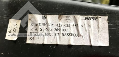 Subwoofer 4B5035382A Bose Audi A6 C5, Bass Box