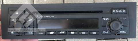 Autoradio stereo - CD CONCERT 8P0035186 Grundig Audi A3