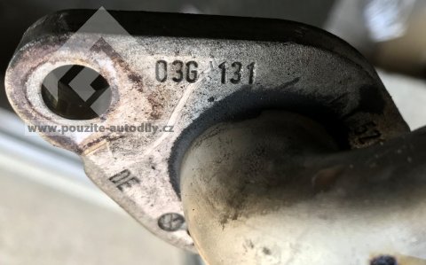 Trubka spojovací vedení spalin 03G131521AH Audi