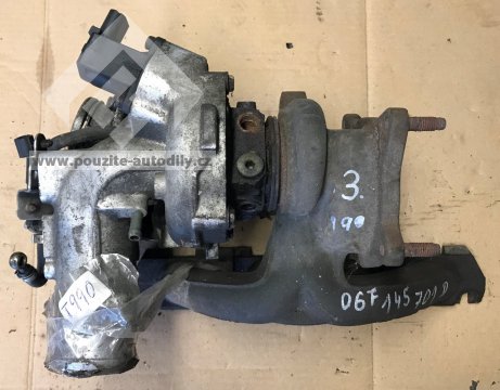 Turbo s výfukovým potrubím 06F145701D Audi