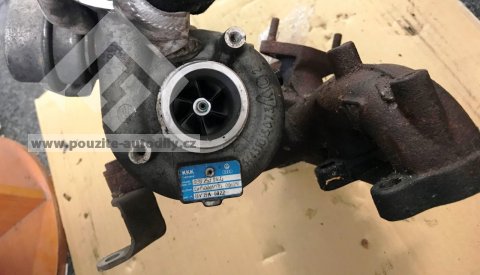 Turbo KKK s výfukovým potrubím 038253014G Audi 1,9 TDi