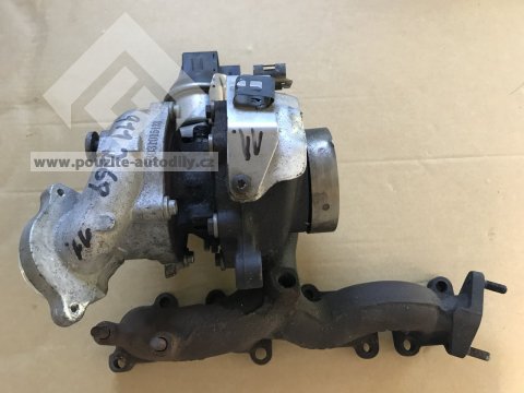 Turbo s výfukovým potrubím 03L253056B Audi A3 2.0TDi