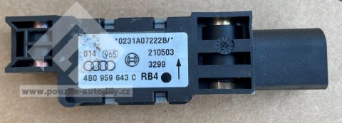 Senzor příčného zrychlení 4B0959643C Audi A3, A6, A8