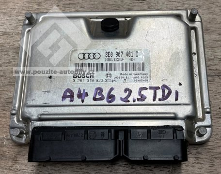 Řídící jednotka motoru 2.5TDi 8E0907401D Audi A4 8E