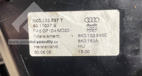 8K0133837T, 8K0133835AD Vzduchový filtr, filtrbox Audi