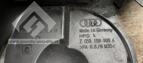 059109108A Kryt rozv. řemenu 6-válec 2.5TDi Audi A4, A6, A8