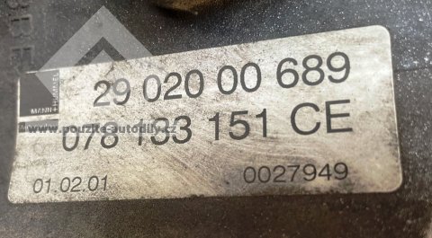 078133223BE, 078133151CE Sací potrubí 2.8i Audi A6 C5, A8 D2