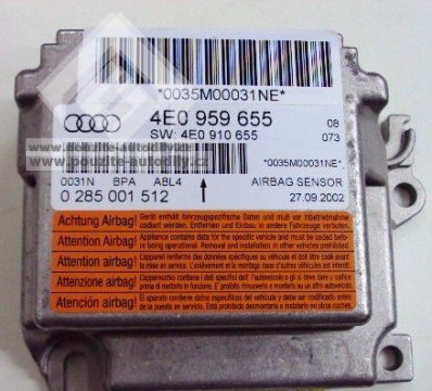 4E0959655 Řídicí jednotka airbagu Bosch Audi A8 D3