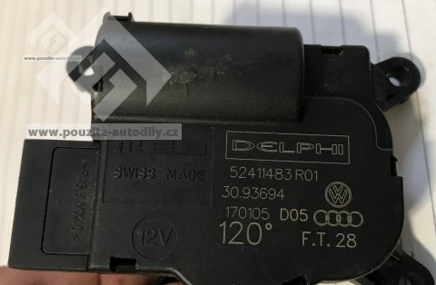 52411483 R01 servomotorek topení Delphi 30.93694 Audi, VW