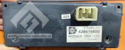 Jednotka ovládaní klimatizace MODULO MMI 428615800, Audi 80