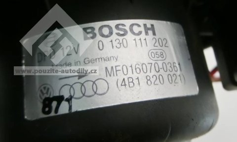 4B1820021, Bosch 0130111202 Větrák topení Audi A6 C5 4B