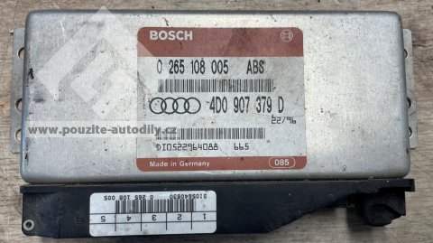 4D0907379D, BOSCH 0265108005 Řidící jednotka ABS Audi A4 8D, A6 4A