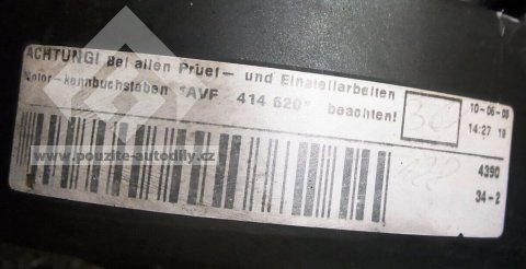 Motor AVF 1.9TDi 96Kw 131Ps Audi A4 B6 00-04, A6 C5 4B 01-05 Automat