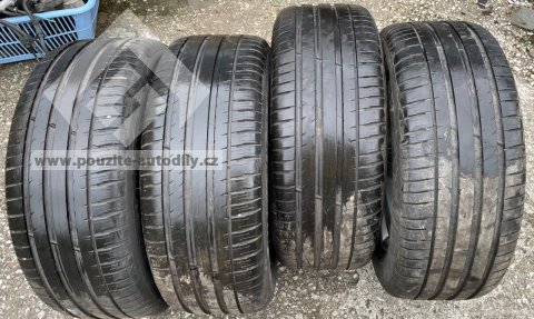 Alu kola 4L0071498F 8Z8 7.5Jx18 ET53 + pneu Michelin Pilot Sport 4SUV 255/55 R18 109Y, Audi Q7 4L