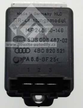 4B0820521 Regulátor větráku klimatizace Hella 5DS 006 467 - 02 Audi A6 C5 98-05