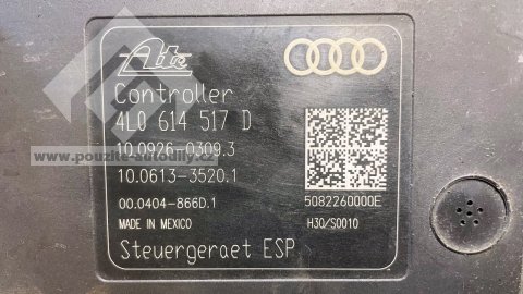 4L0614517D Agregát ABS + řídící jednotka Audi Q7 4L