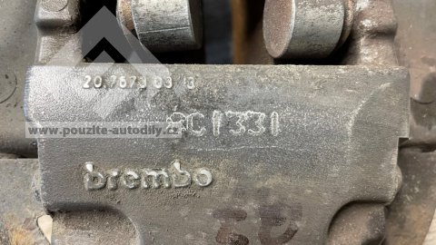 Brzdový třmen Brembo zadní levý 7L6615423L Audi Q7 4L