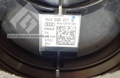 8V4035411B Reproduktor zadní levé dveře AUDI A3 8V 13-, Q2 GA 17-