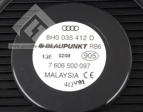 8H0035412D Reproduktor Blaupunkt Audi A4 B7 8H Cabrio