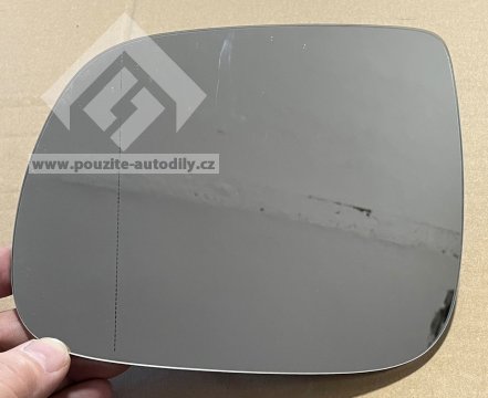 8R0857535E Sklo zrcátka vlevo, asférické Audi Q5 8R, Q7 4L