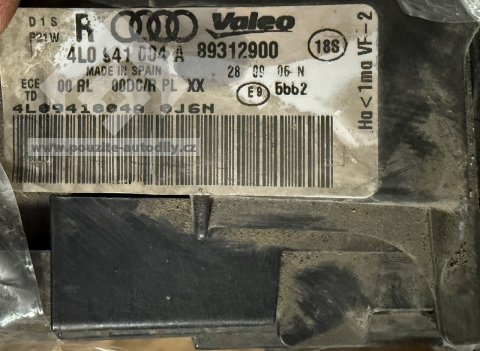 Xenon 4L0941004A přední světlomet vpravo Audi Q7 4L