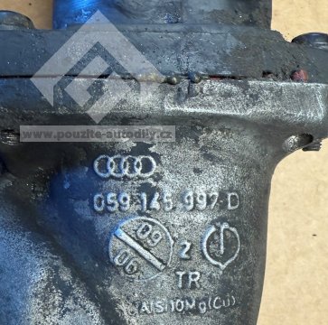 059145997D Hrdlo škrtící klapky 3,0TDi Audi A4 8E, A6 4F, A8 4E, Q7 4L, VW