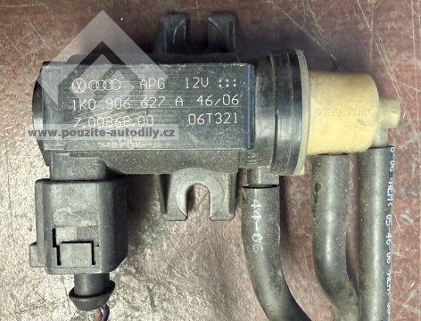 Měnič tlaku 1K0906627A podtlakový ventil Audi, VW, Škoda, Seat